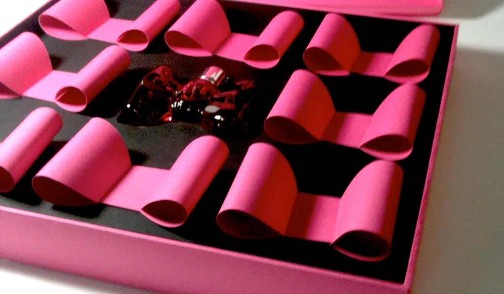Prototype et maquette de coffret packaging luxe — atelier Coptos Bagneux (92)
